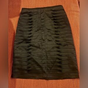 NWOT Calvin Klein Black Textured/Ribbed Pencil Skirt
